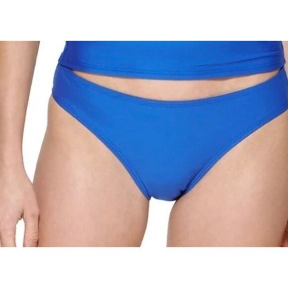 DKNY Blue Classic Hipster Swim Bottom XL NWT - Picture 1 of 5